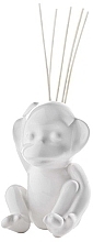 Keramikdiffusor mit Stäbchen - Millefiori Milano Lovely Monkey White Ceramic Diffuser 5 Sticks — Bild N1
