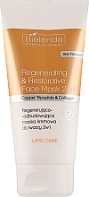 Düfte, Parfümerie und Kosmetik 2in1 Regenerierende und revitalisierende Gesichtscrememaske - Bielenda Professional Lipid Care Copper Tripeptide & Collagen 