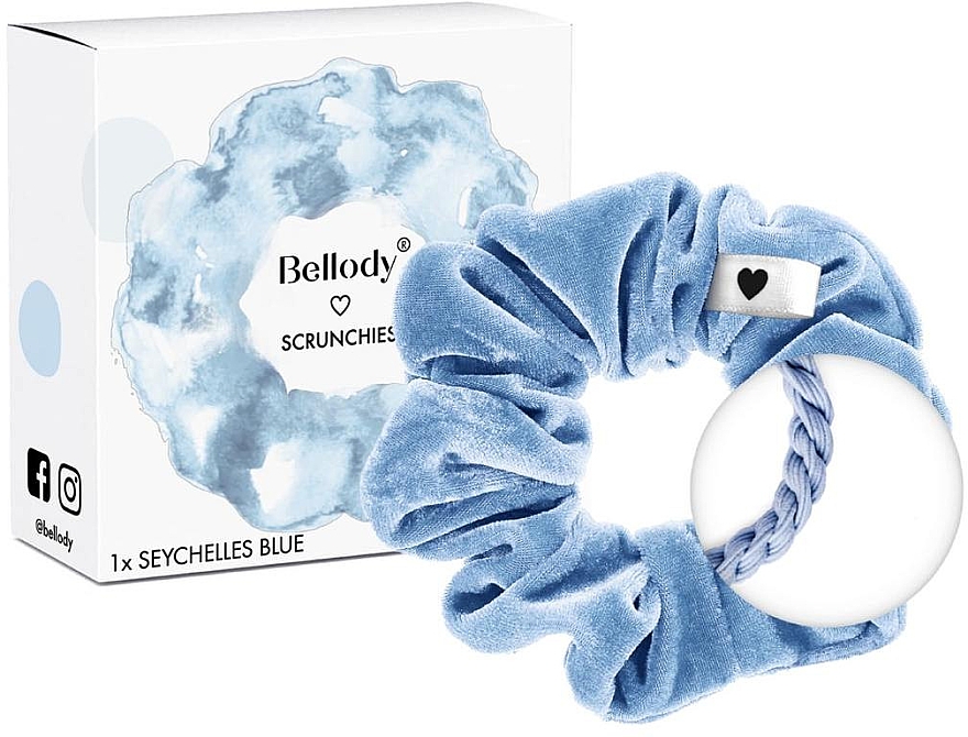 Scrunchie-Haargummi seychelles blue 1 St. - Bellody Original Scrunchie — Bild N2