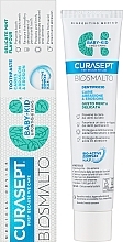 Zahnpasta für Kinder von 6 Monaten bis 6 Jahren mintgrün - Curaprox Curasept Biosmalto Baby-Kid Caries, Abrasion & Erosion Delicate Mint — Bild N2