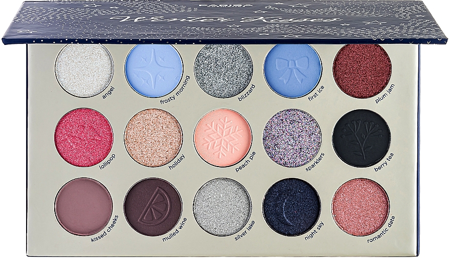 Lidschattenpalette mit 15 Farben - Parisa Cosmetics Winter Kisses Eyeshadow Palette — Bild N11