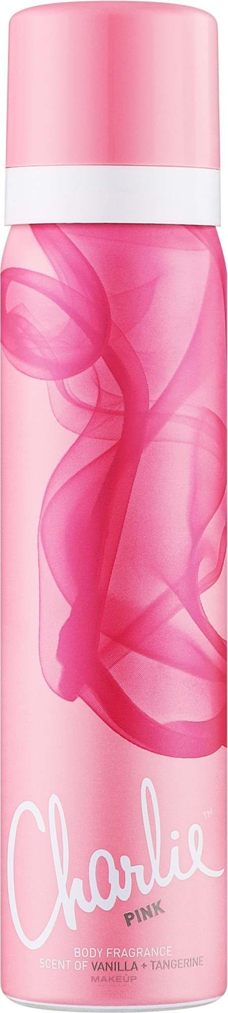 Revlon Charlie Pink - Körperspray mit Mandarine- und Vanilleduft — Bild 75 ml
