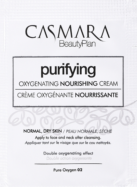 GESCHENK! Pflegende Gesichtscreme - Casmara Pure Oxygen Hydro-Nutri Oxygenating Cream O2 — Bild N1