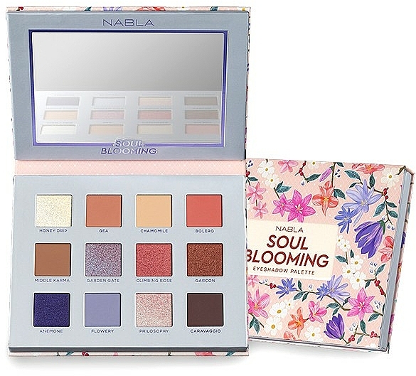 Lidschattenpalette - Nabla Soul Blooming Eyeshadow Palette