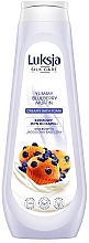 Düfte, Parfümerie und Kosmetik Badeschaum Blaubeermuffin - Luksja Silk Care Yummy Blueberry Muffin Creamy Bath Foam