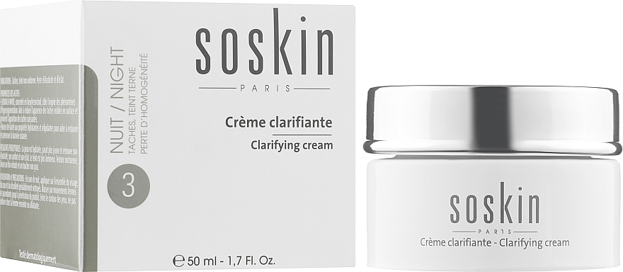 Aufhellende Gesichtscreme - Soskin Clarifying Cream — Bild N2