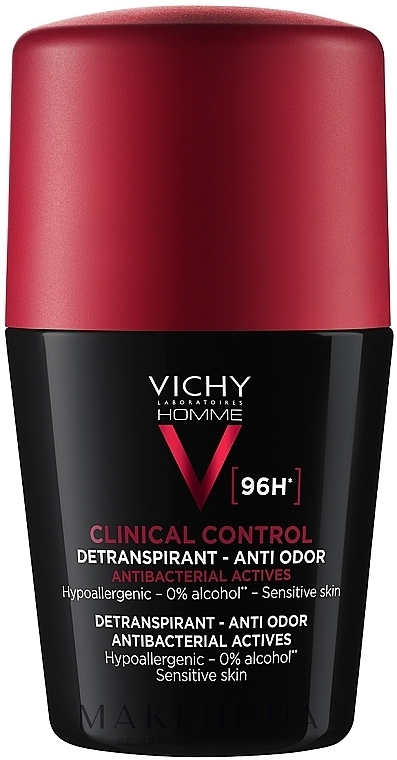 Deo Roll-on - Vichy Homme Clinical Control Deperspirant 96h — Bild N1