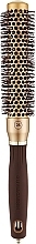 Rundbürste - Olivia Garden Expert Blowout Speed Wavy Bristles Gold Brown 25mm — Bild N1