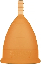 Menstruationstasse Modell 2 orange - Lunette Reusable Menstrual Cup Coral Model 2 — Bild N2