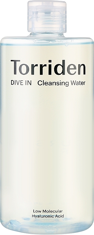 Reinigungswasser mit Hyaluronsäure mit niedrigem Molekulargewicht  - Torriden Dive-In Cleansing Water — Bild N1