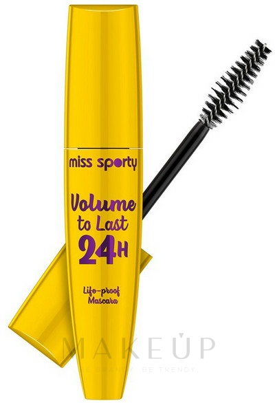 Langanhaltende Mascara für voluminöse Wimpern - Miss Sporty Volume To Last 24h — Bild 100 - Lasting Black