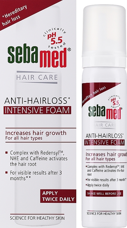 Schaum gegen Haarausfall - Sebamed Anti-Hairloss Intensive Foam — Bild N2