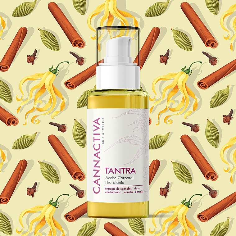 Körperöl mit Hanf- und Kräuterextrakten - Cannactiva Tantra Body Oil — Bild N2