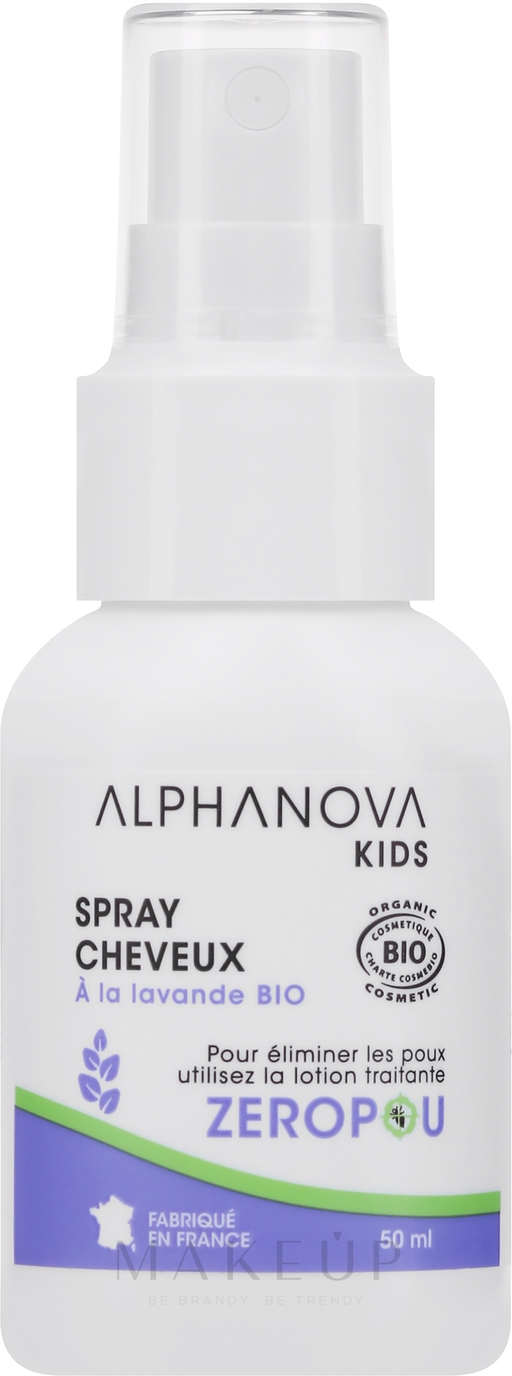 Läuse-Abwehrspray für Kinder - Alphanova Kids Spray — Foto 50 ml