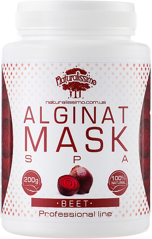 Alginat-Gesichtsmaske mit roter Beete - Naturalissimoo Beet Alginat Mask — Bild N1