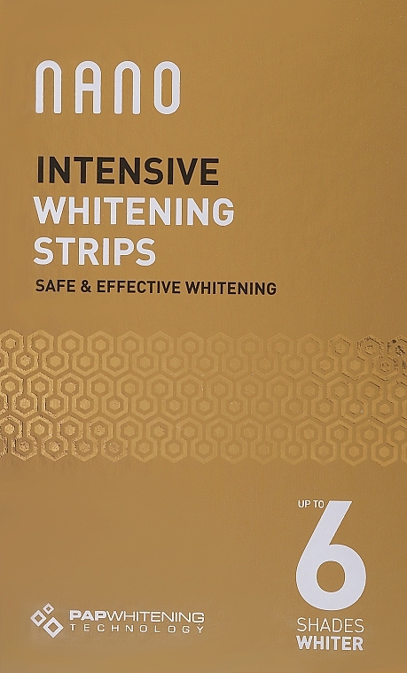 Intensive Zahnaufhellungsstreifen - WhiteWash Nano Intensive Whitening Strips — Bild N1