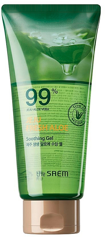 Beruhigendes Körpergel mit Aloe Vera - The Saem Jeju Fresh Aloe Soothing Gel 99% 