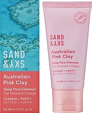 Düfte, Parfümerie und Kosmetik Porentiefer Reiniger mit rosafarbener Tonerde - Sand & Sky Australien Pink Clay Deep Pore Cleanser
