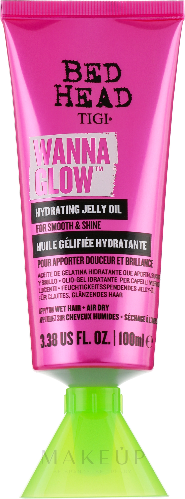 Feuchtigkeitsspendendes Ölgel mit Babassuöl für das Haar - Tigi Bed Head Wanna Glow Hydrating Jelly Oil — Bild 100 ml