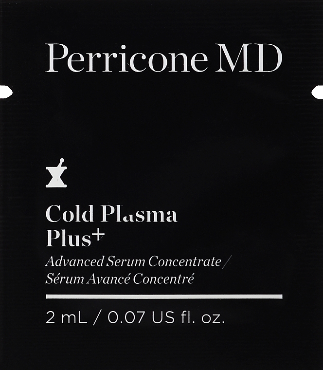 GESCHENK! Verjüngendes Gesichtsserum - Perricone MD Cold Plasma Plus+ Advanced Serum Concentrate (Probe)  — Bild N1