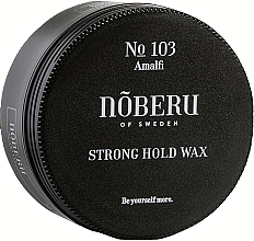 Düfte, Parfümerie und Kosmetik Haar-Styling-Wachs mit starkem Halt - Noberu of Sweden №103 Amalfi Strong Hold Wax
