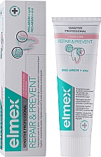 Zahnpasta für sofortige Schmerzlinderung und anhaltende Prävention - Elmex Sensitive Professional Repair & Prevent — Bild N2