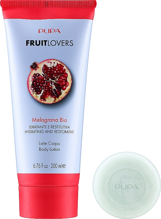 Körperpflegeset - Pupa Fruit Lovers (Körperlotion 200 + Shampoo 60g + Box) — Bild N2
