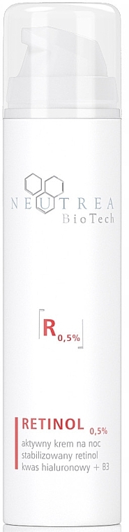 Aktive Nachtcreme mit Retinol 0,5 % - Neutrea BioTech Retinol 0.5% Active Night Cream — Bild N1