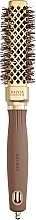 Rundbürste 20 mm - Olivia Garden Expert Blowout Straight Wavy Bristles Gold & Brown — Bild N1