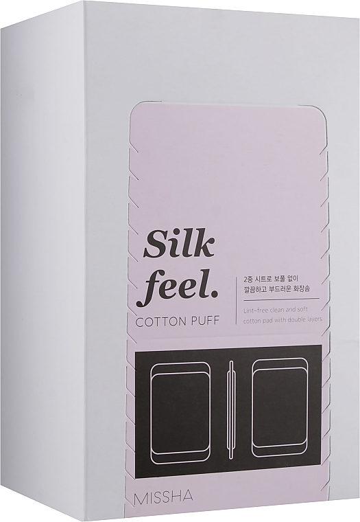 Kosmetische Schwämme - Missha Silk Feel Cotton Puff — Bild N1