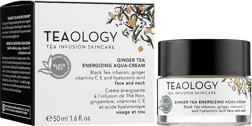 Gesichtscreme mit Ingwertee - Teaology Ginger Tea Emergizing Aqua Cream — Bild N2