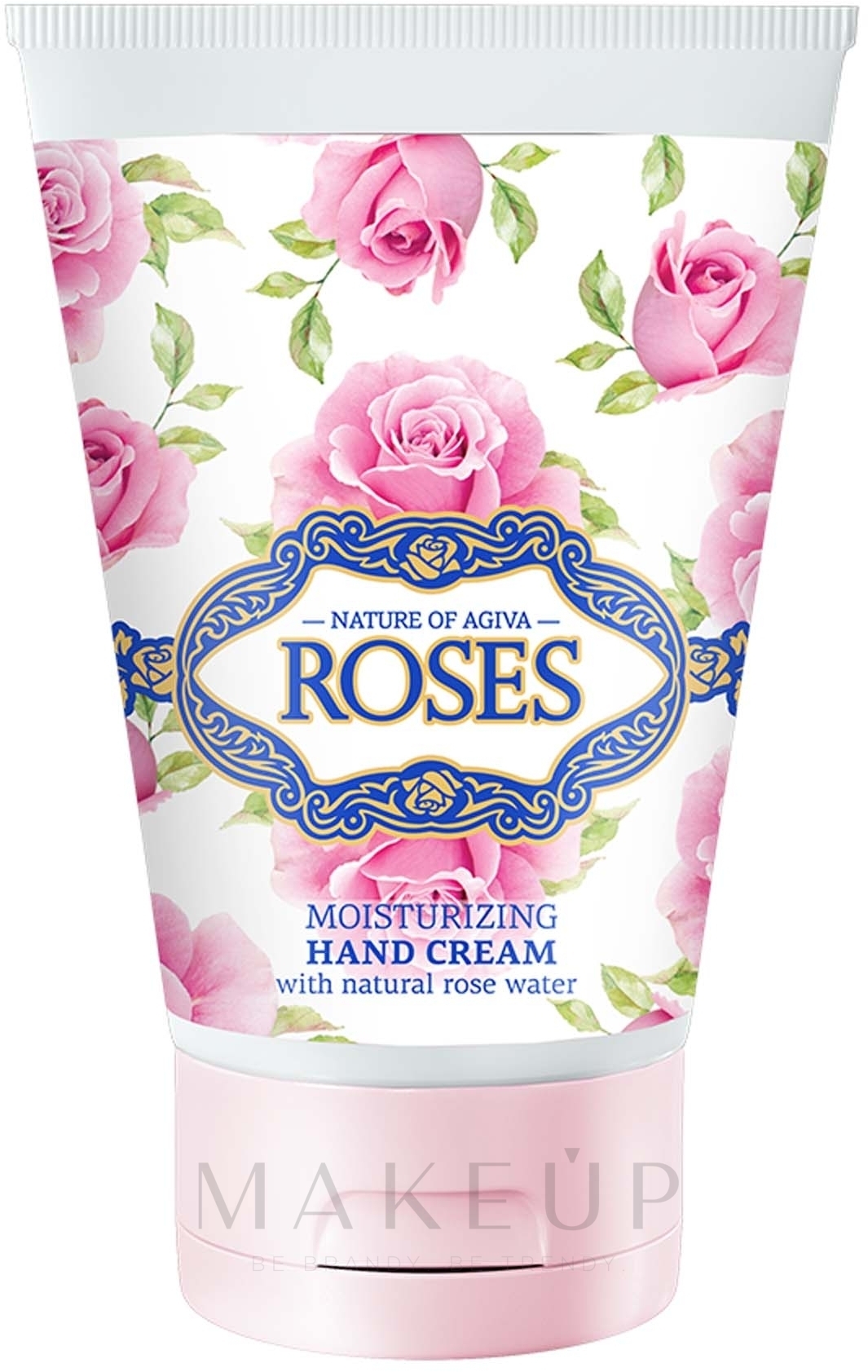 Feuchtigkeitsspendende Handcreme mit natürlichem Rosenwasser - Nature of Agiva Royal Roses Hand Cream — Bild 100 ml