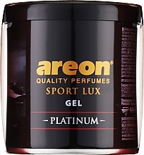 Düfte, Parfümerie und Kosmetik Parfümiertes Luftgel Platin - Areon Gel Can Sport Lux Platinum 