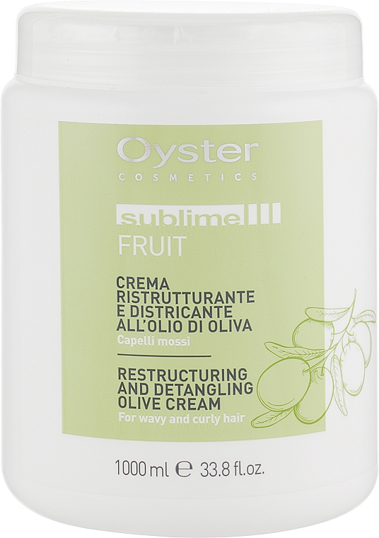 Maske mit Olivenextrakt für welliges und lockiges Haar - Oyster Cosmetics Sublime Fruit Olive Extract Mask — Bild N1