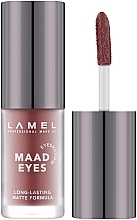 Flüssiger matter Lidschatten - LAMEL Make Up Maad Eyes Eyeshadow — Bild N1
