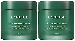 Düfte, Parfümerie und Kosmetik Set - Laneige Special Care Cica Sleeping Mask (mask/2x60ml)