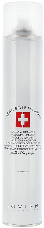 Haarlack "Starker Halt" - Lovien Essential Styling Urban Style Fix Finish Spray — Bild N1