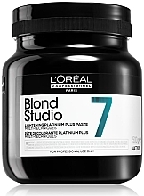 Düfte, Parfümerie und Kosmetik Aufhellende Haarpaste - L'Oreal Professionnel Blond Studio Platinium Plus 