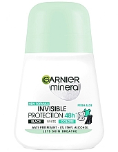 Düfte, Parfümerie und Kosmetik Deo Roll-on Antitranspirant - Garnier Mineral Invisible Fresh Aloe 48h Non Stop