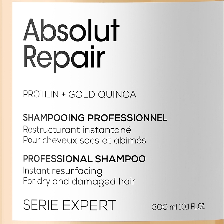 Shampoo für trockenes, strapaziertes Haar - L'Oreal Professionnel Absolut Repair Gold Quinoa +Protein Shampoo — Foto N3