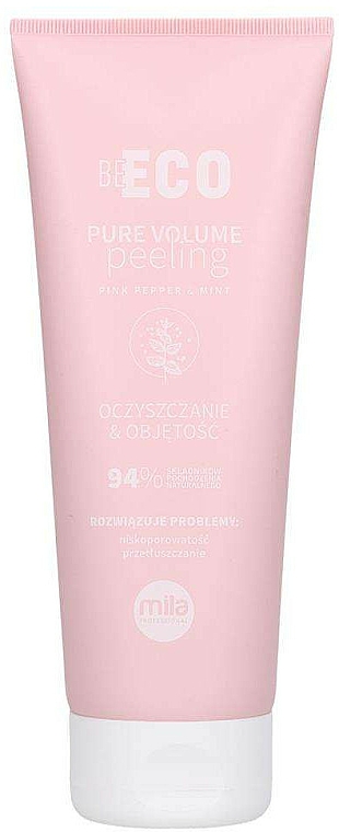 Kopfhautpeeling mit rosa Pfeffer und Minze - Mila Professional Be Eco Pure Volume Peeling — Bild N1