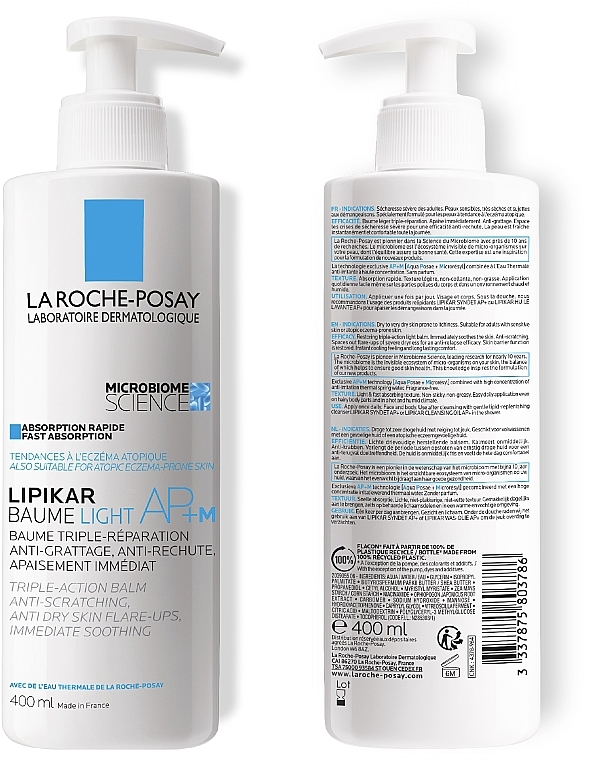 Balsam für Gesicht und Körper - La Roche-Posay Lipikar AP+ Light — Bild N3