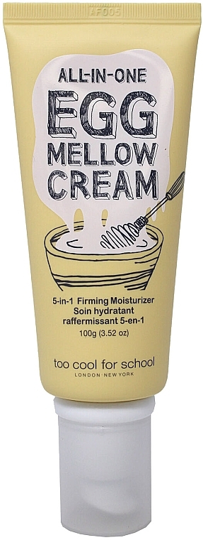 5in1 Straffende und feuchtigkeitsspendende Gesichtscreme mit Kollagen und Eigelb-Extrakt - Too Cool For School Egg Mellow Cream — Bild N4