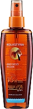 Düfte, Parfümerie und Kosmetik Wasserdichtes Bräunungsöl SPF 15 - Kolastyna