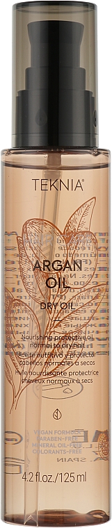 Pflegendes Öl für normales bis trockenes Haar - Lakme Teknia Argan Oil Dry — Bild N1