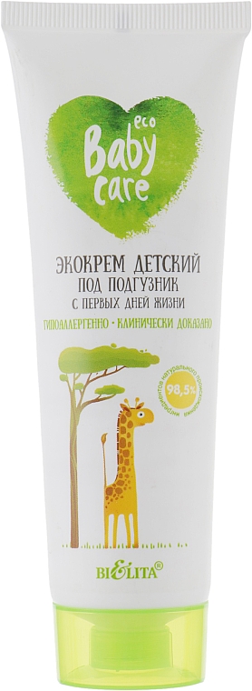 Windelcreme für Babys ab den ersten Lebenstagen - Bielita Eco Baby Care Cream