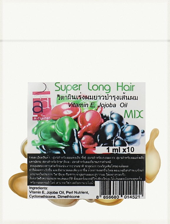 Hitzeschutz-Kapseln für das Haar gelb - A-Trainer Super Long Hair — Bild N2