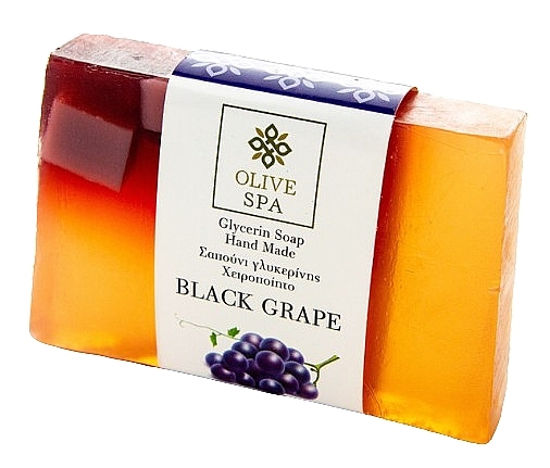 Glycerinseife Schwarze Traube - Olive Spa Hand Made Glycerin Soap — Bild N1