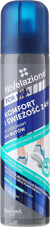 Schuhdeospray für Männer - Farmona Nivelazione For Men Shoe Antiperspirant — Bild N1