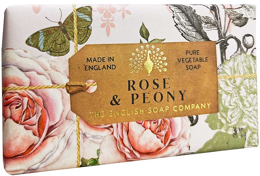 Seife mit Rose und Pfingstrose - The English Anniversary Rose and Peony Soap — Bild N1